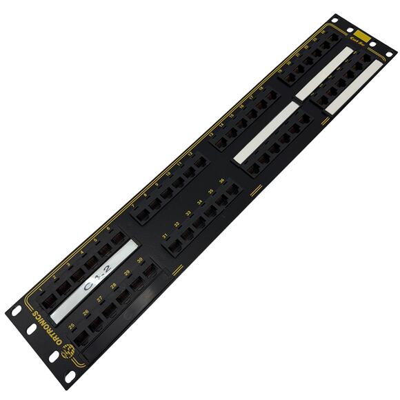 Ortronics Cat5e 48‑Port 19" Rack‑Mount Patch Panel (2U) - Picture 1 of 5